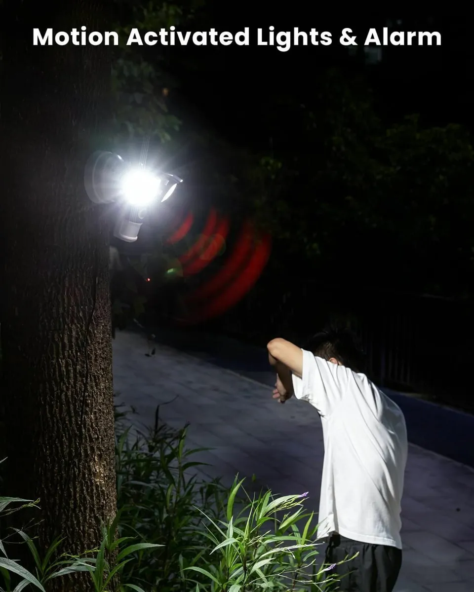 Floodlight Camera 2K Outdoor Security Light with - Image 4