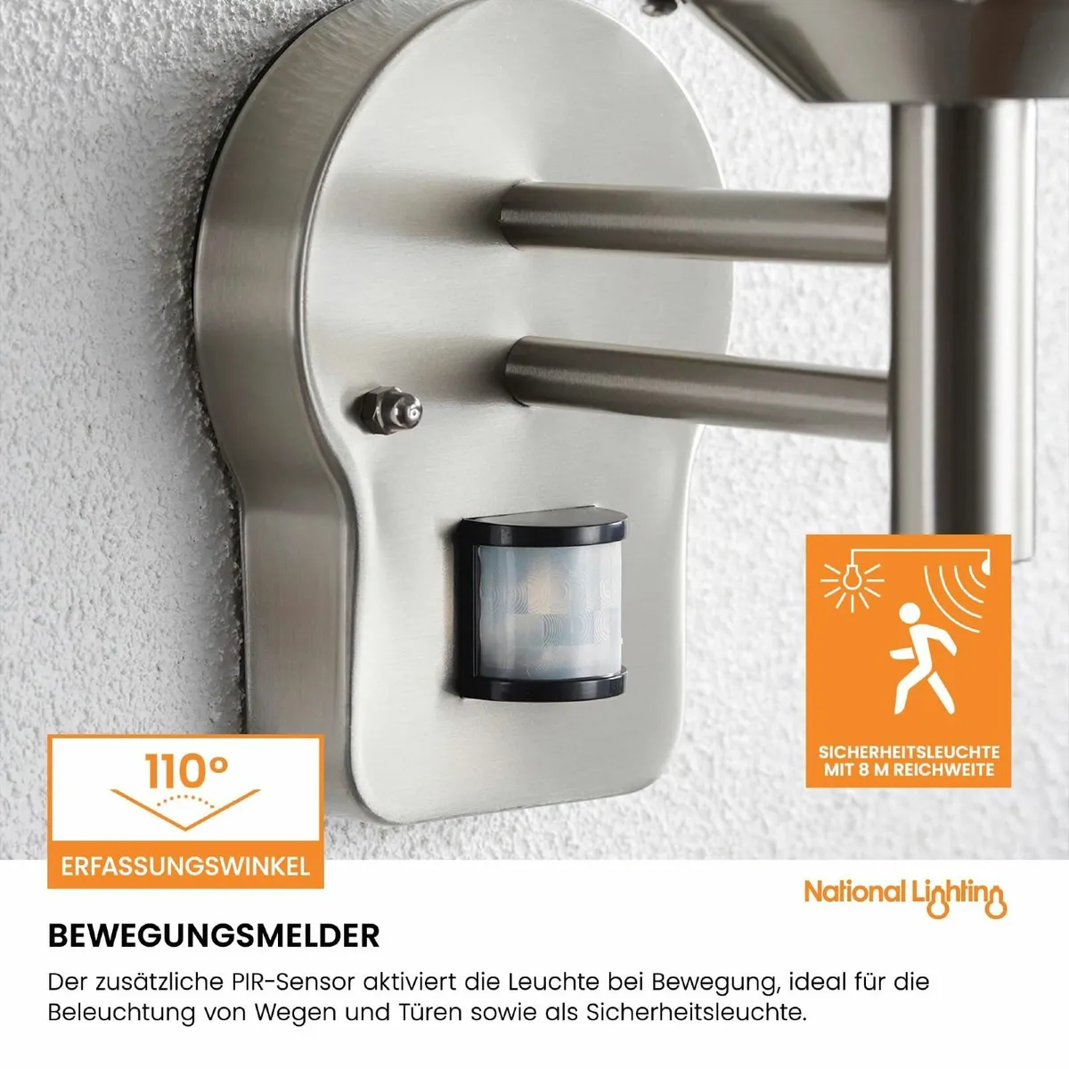 INOVA Outdoor Lights with Sensor - Security - Image 4