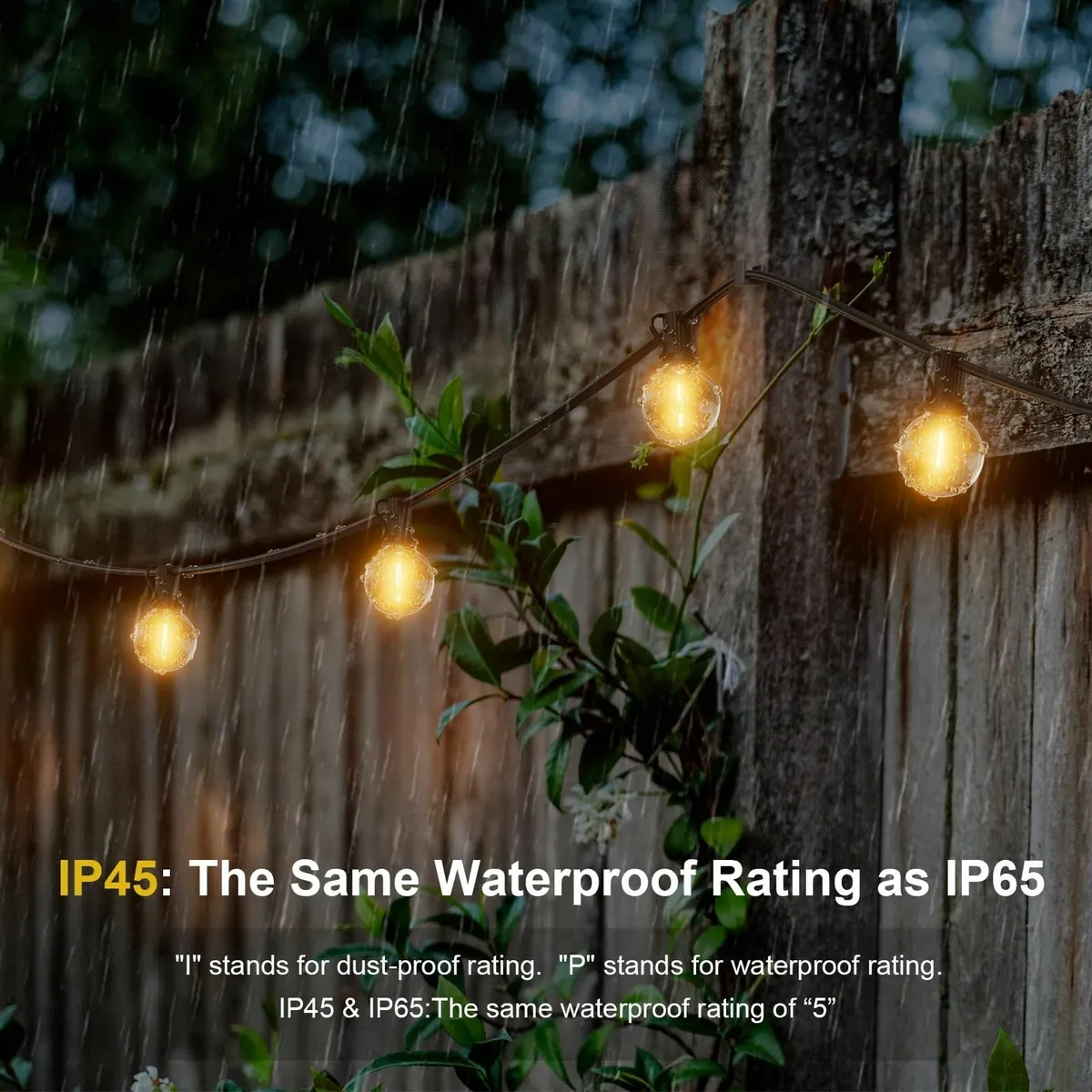 Festoon Lights Outdoor 200FT Mains Powered - Image 2