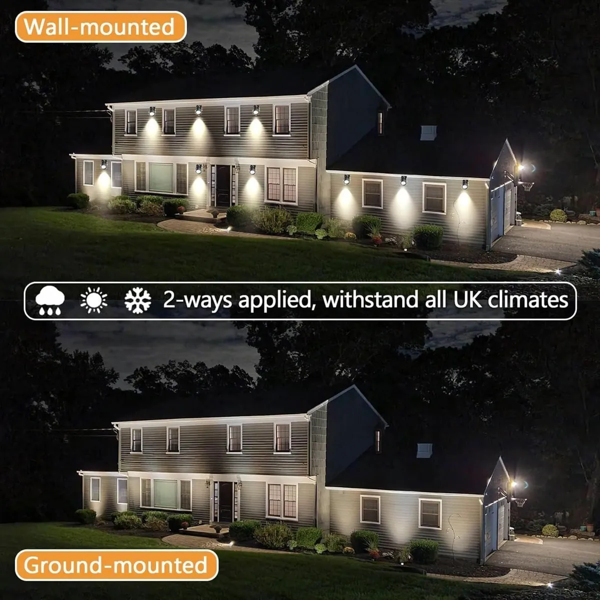 Garden Spot Lights Mains Color Changing Outdoor - Image 4