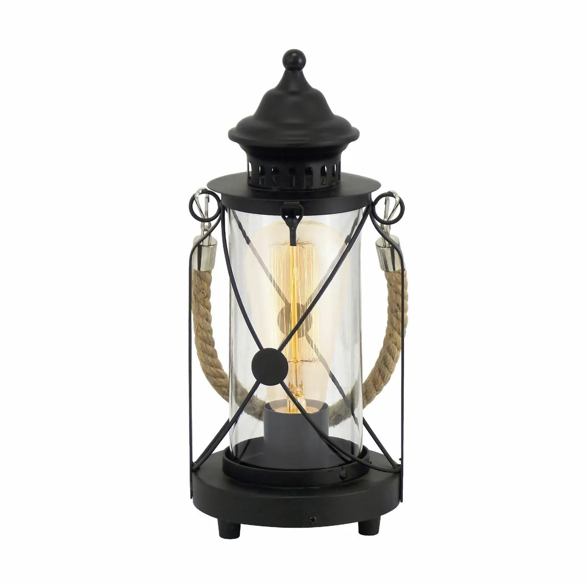 Bradford Table lamp 1-Flame Vintage Light Lantern - Image 1