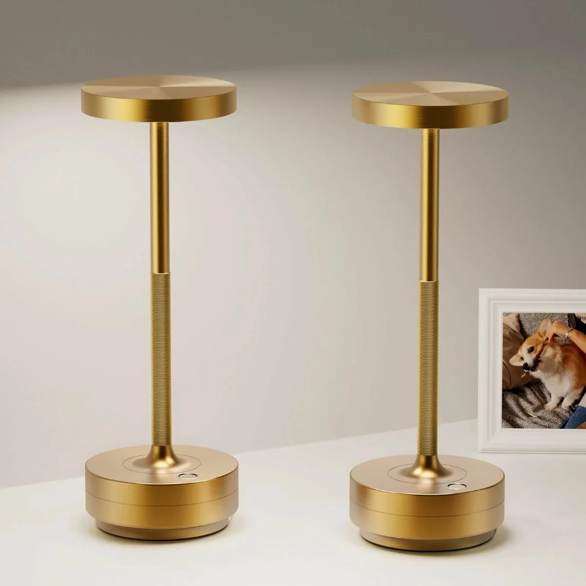 Cordless Table Lamp LED Lights Rechargeable - Image 1