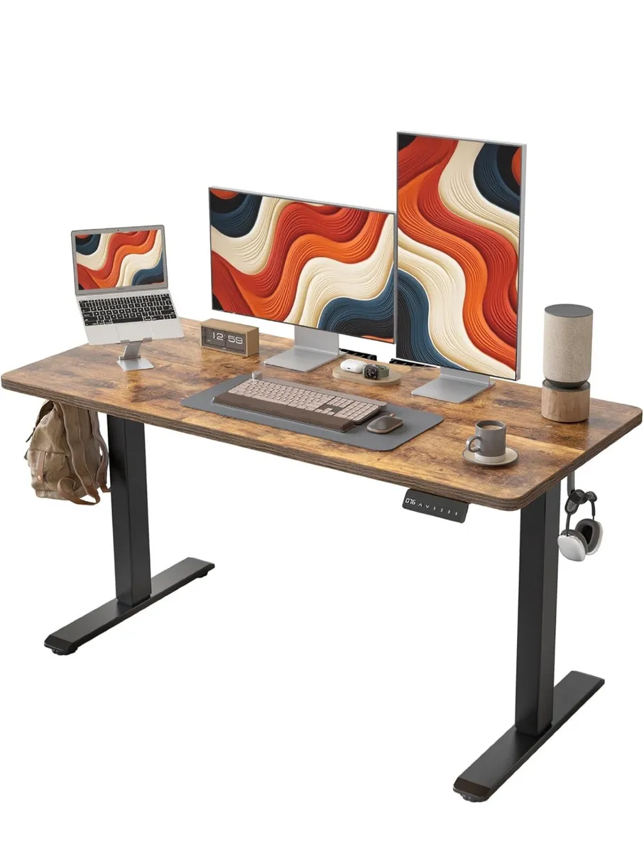 Height Adjustable Electric Standing Desk - 140x60 - Image 4