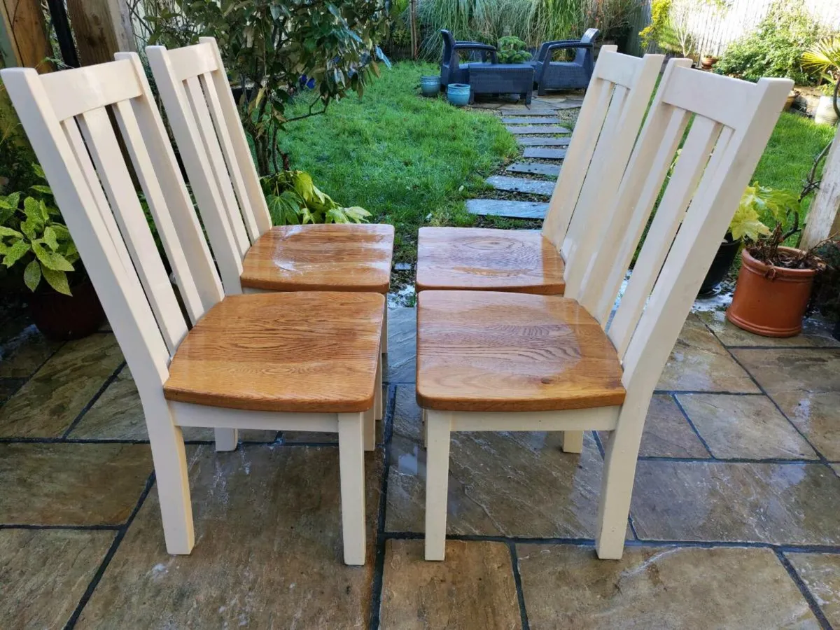 Kitchen dining chairs X 4 - Image 1