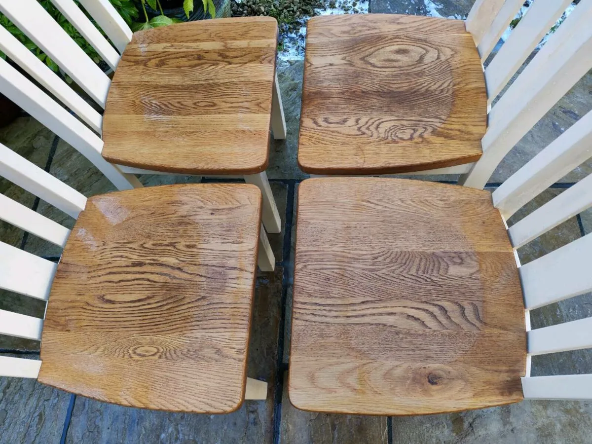 Kitchen dining chairs X 4 - Image 2