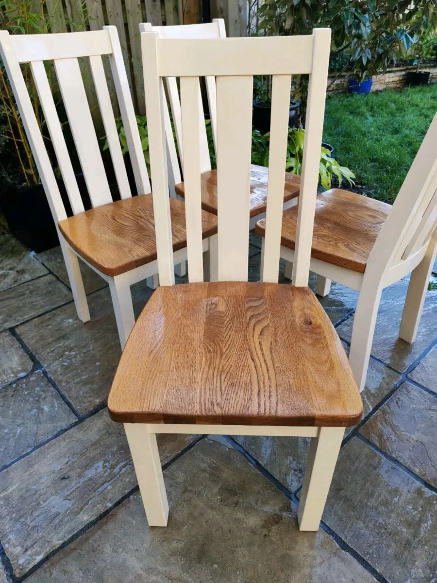 Kitchen dining chairs X 4 - Image 4