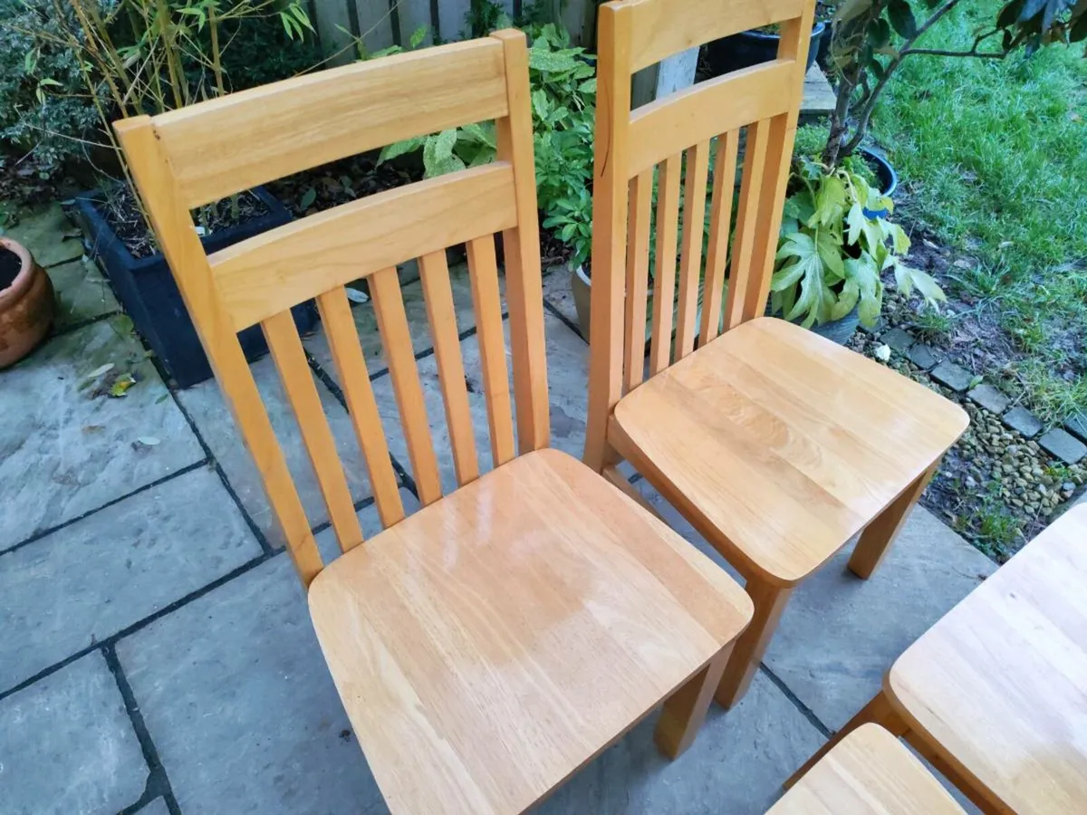 5 kitchen dining chairs - Image 2