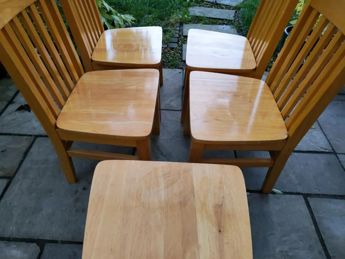 5 kitchen dining chairs - Image 3