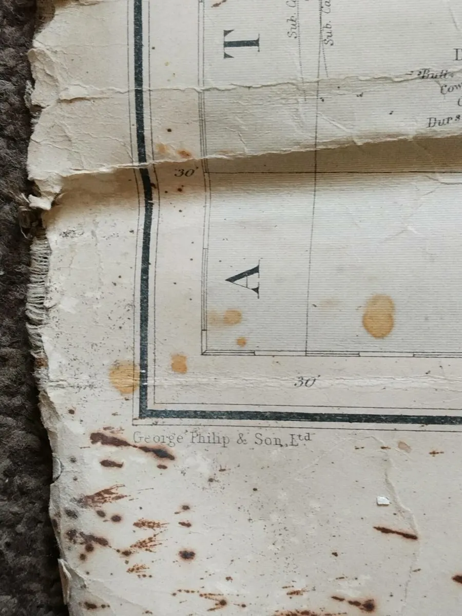 Antique 1890's Map of Ireland - Image 4