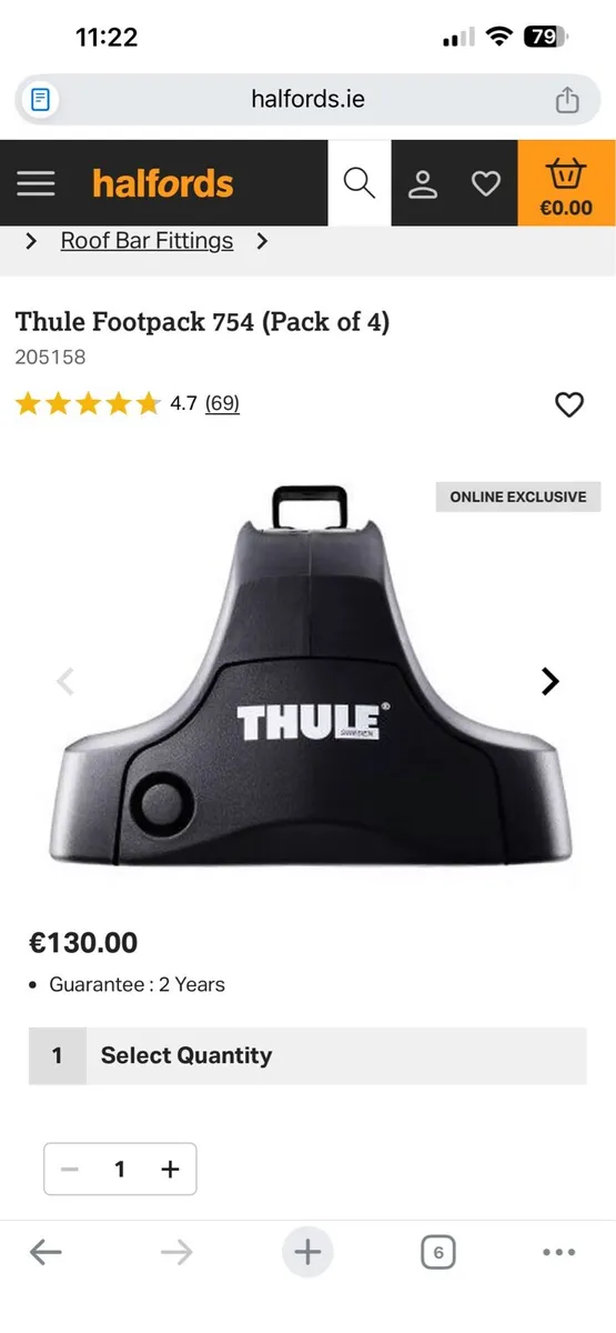 Thule Rapid System 754 Fitting kits 1088 and 3089 - Image 4