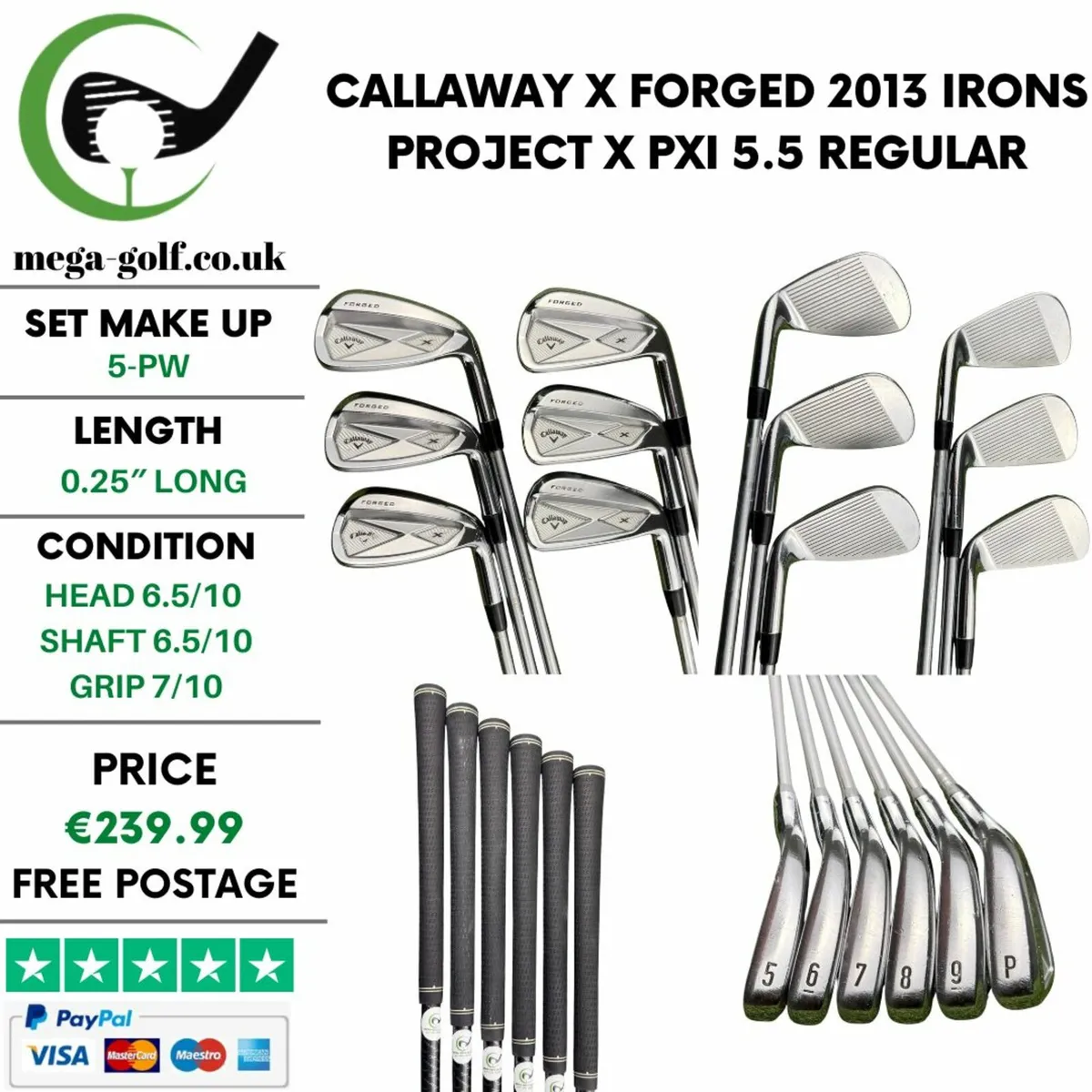 Callaway X Forged 2013 Irons / 5-Pw / Regular - Image 1