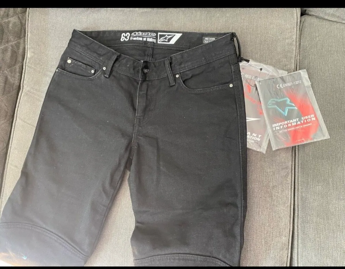 Ladies motorcycle jeans - Image 3