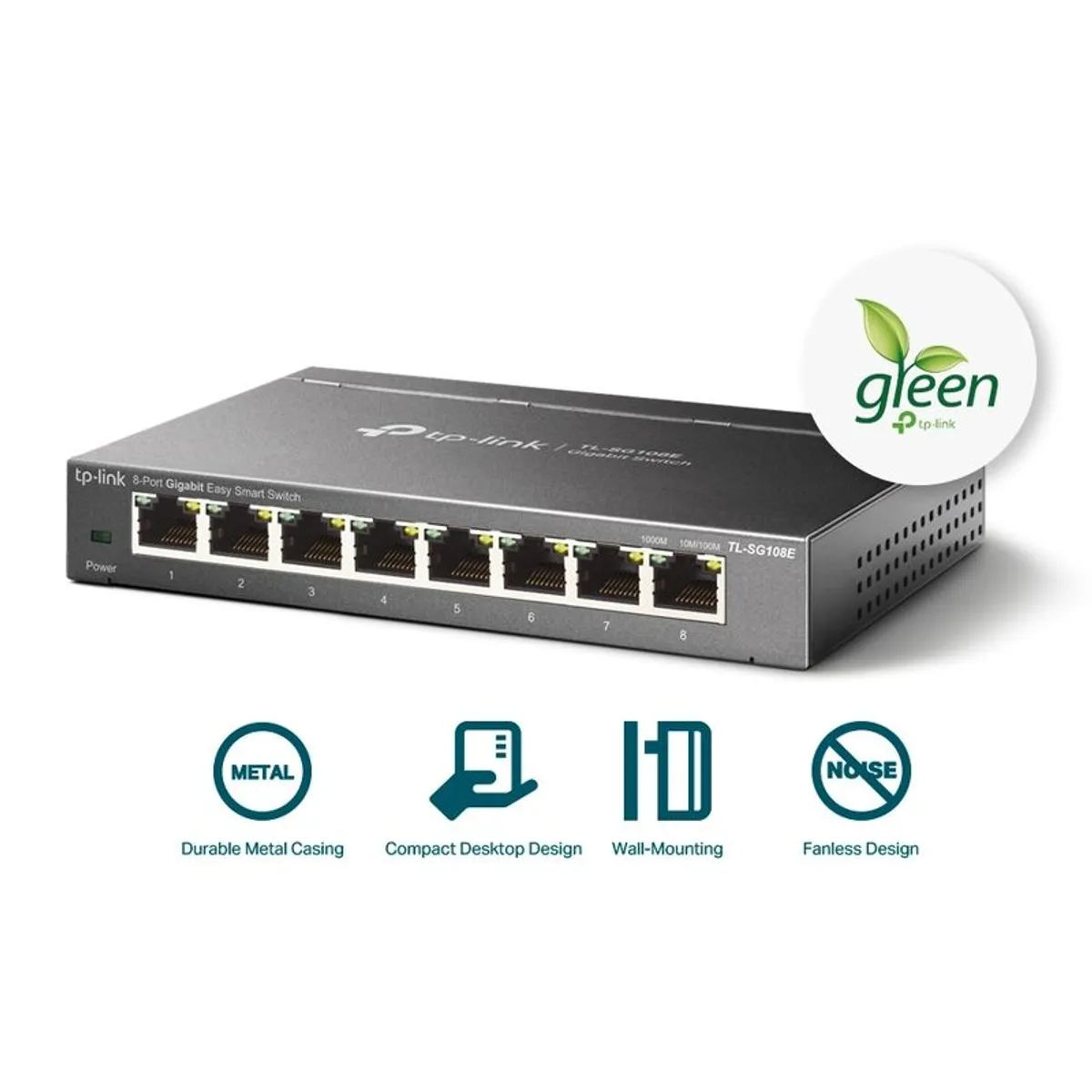 8-Port Gigabit Easy Smart Switch Metal - Image 3
