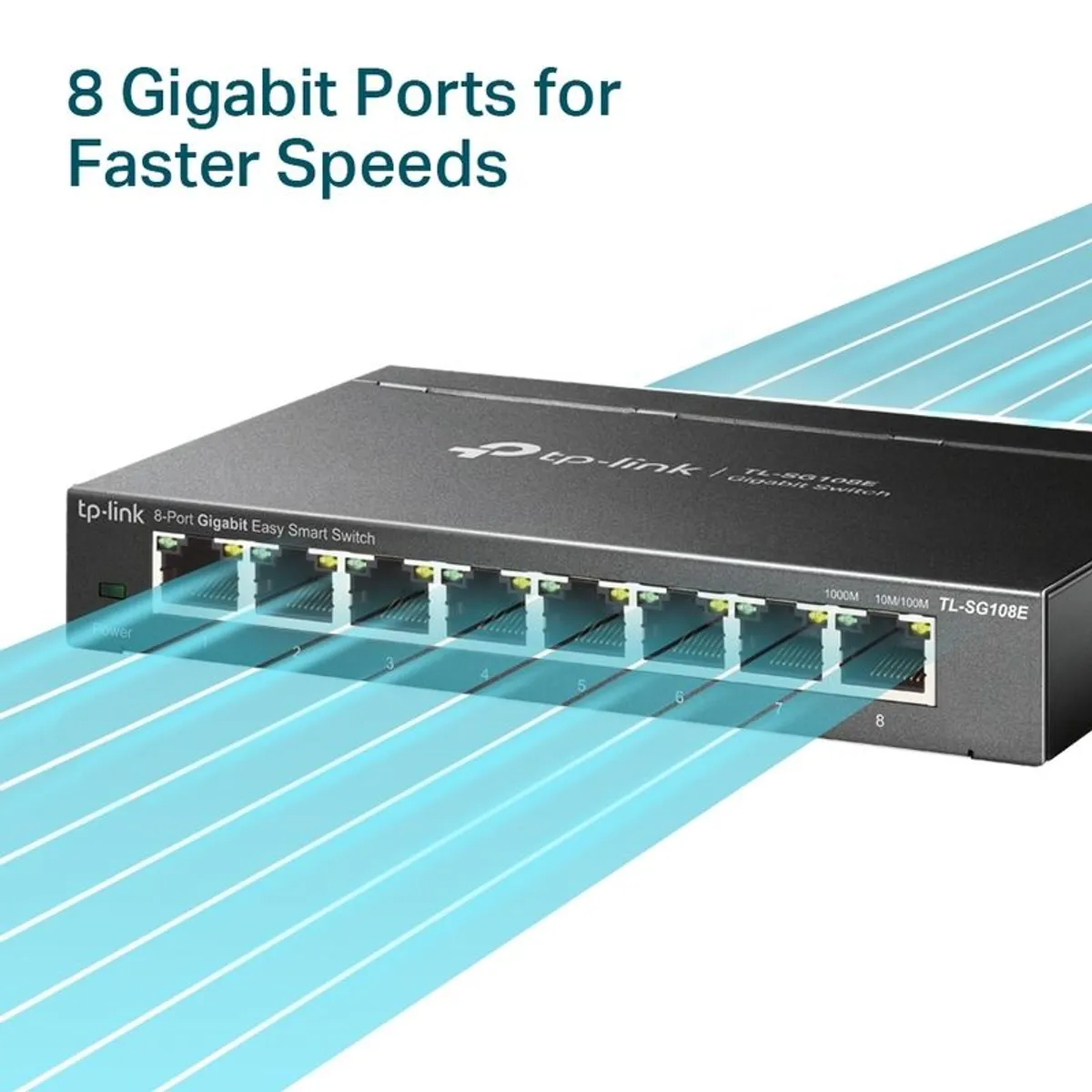 8-Port Gigabit Easy Smart Switch Metal - Image 4