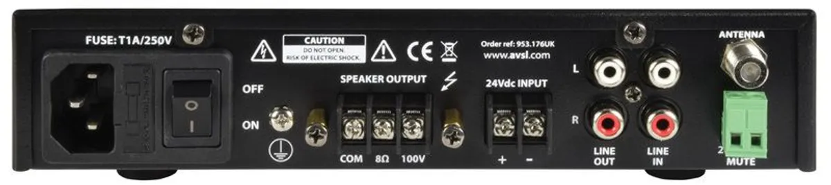 60W Mixer Amplifier 100V Bluetooth - Image 2