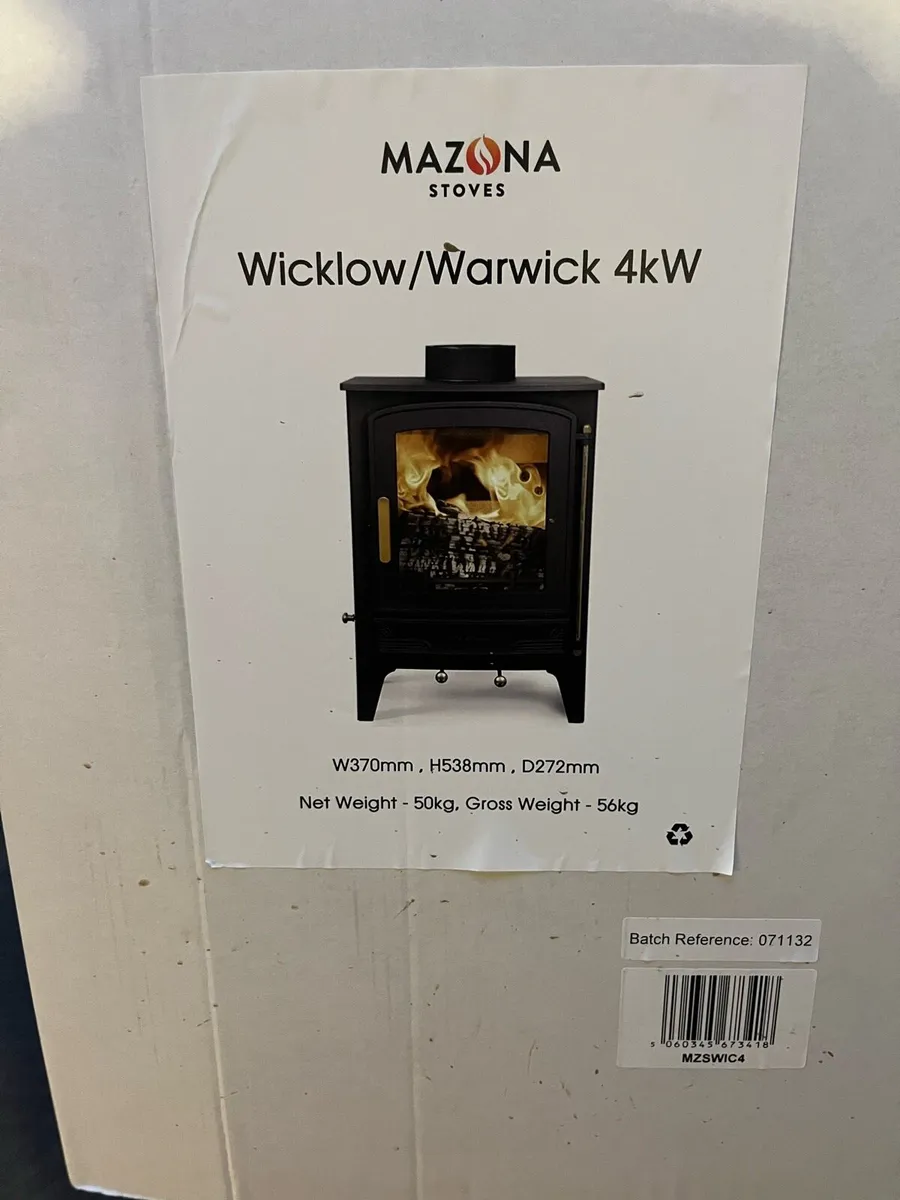 Wicklow/Warwick 4kw stove - Image 1