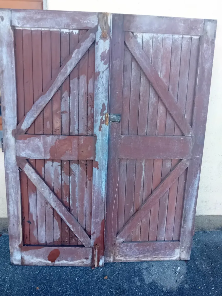 Rebated teak doors - Image 2