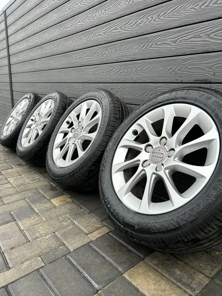 16” GENUINE AUDI ALLOY WHEELS & TYRES - Image 1