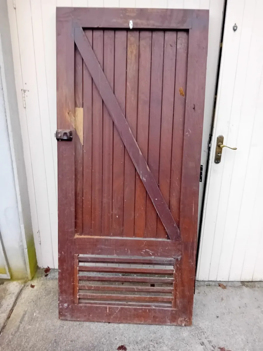 Teak door - Image 1