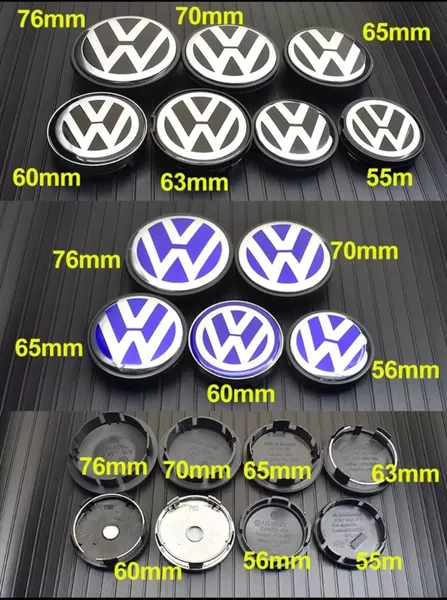 Vw centre caps deals 65mm