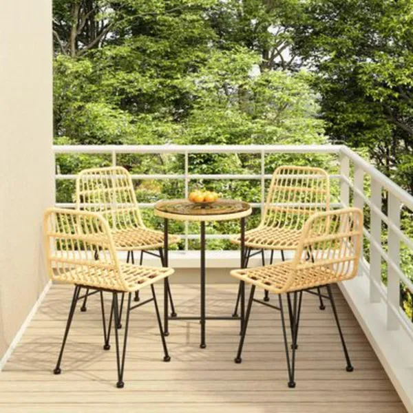 Vicenza rattan cube set 5 outlet piece