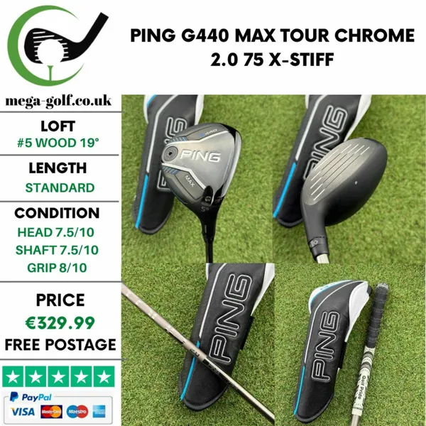 Ping G440 Max #5 Wood 19° / X-Stiff for sale in Co. Tyrone for