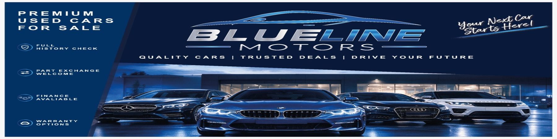 Blue Line Motors showroom