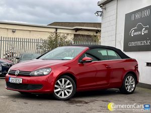 VOLKSWAGEN GOLF CABRIOLET RUBY RED STUNNING - Image 2