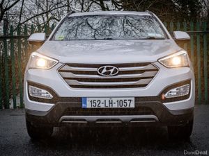 2015 SILVER HYUNDAI SANTA FE 4WD EXECUTIVE - Image 2