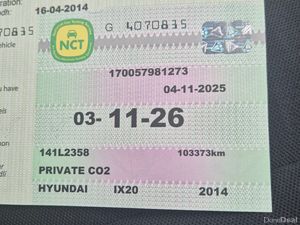 Hyundai ix20 2014 PETROL 1.4 DELUXE 5dr - Image 2