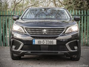 2018 BLACK PEUGEOT 5008 ACTIVE 1.6 BLUE HDI - Image 2