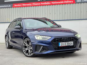 AUDI A4 2021 NAVARA BLUE BLACK EDITION - Image 2