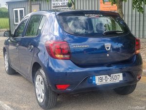 2019 DACIA SANDERO 1.0L NCT'd LOW MILES €6990 - Image 2