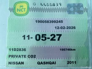 11 Nissan Qashqai 1.5DCI NCT  11th May 2027 - Image 2