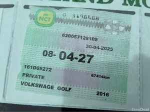 Volkswagen Golf DBA-AUCJZ - Image 2