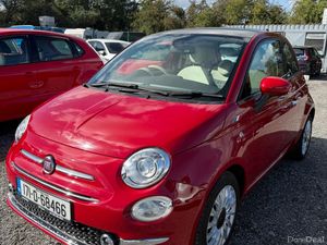 Fiat 500 Red | 2017 | 72,700 KM | Panoramic Roof - Image 2