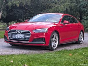18 Audi A5 2.0 tdi  s-line volcano red excellent - Image 2