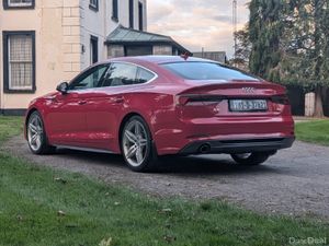 18 Audi A5 2.0 tdi  s-line volcano red excellent - Image 4