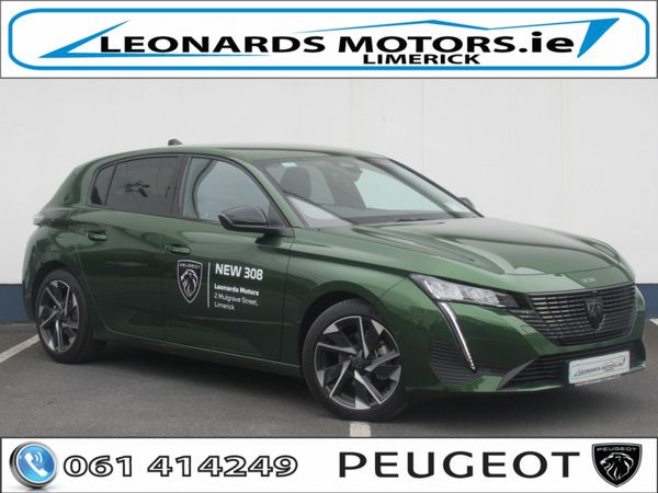 Peugeot 308 Hatchback, Petrol Hybrid, 2026, Green