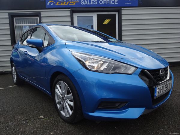 Nissan Micra Hatchback, Petrol, 2021, Blue