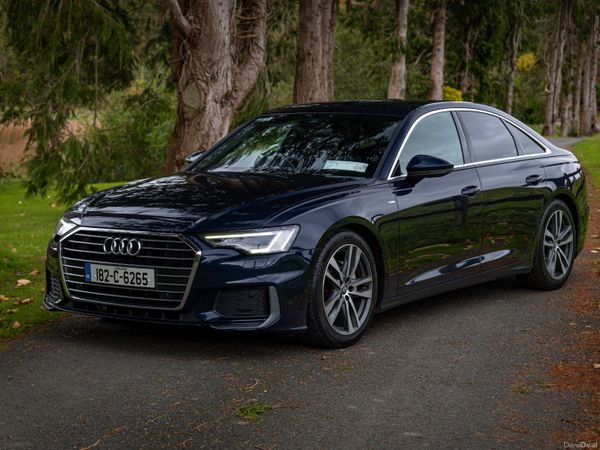 Audi A6 Saloon, Diesel, 2018, Blue