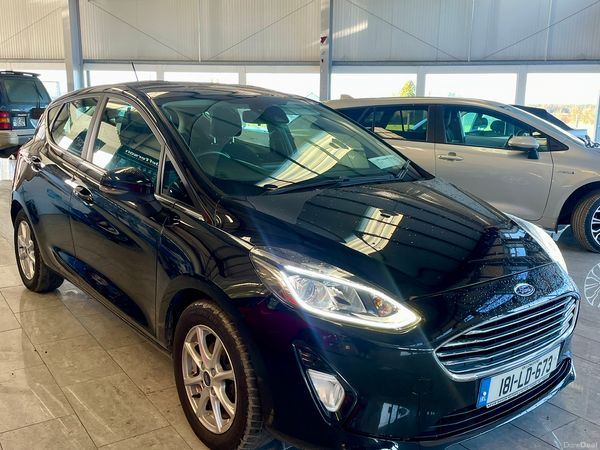 Ford Fiesta Hatchback, Petrol, 2018, Black