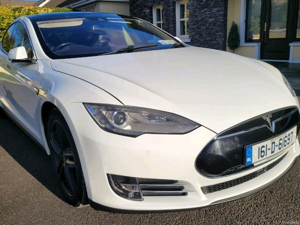 Tesla Model S Saloon, Electric, 2016, White