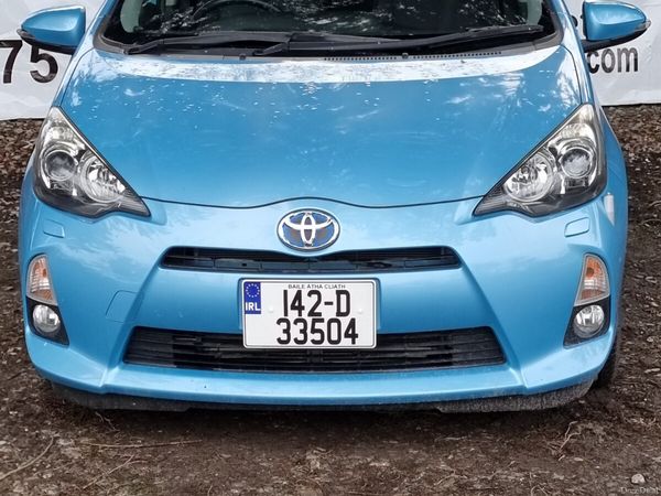 Toyota Aqua Hatchback, Petrol Hybrid, 2014, Blue
