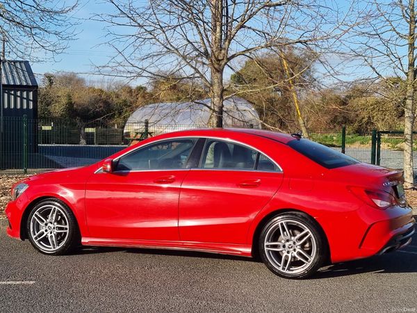 Mercedes-Benz CLA Saloon, Petrol, 2018, Red