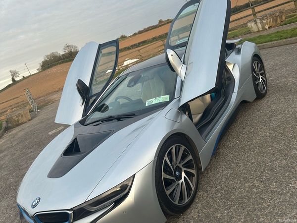 BMW i8 Coupe, Petrol Plug-in Hybrid, 2014, Silver