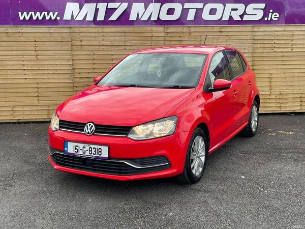 Volkswagen Polo Hatchback, Petrol, 2015, Red