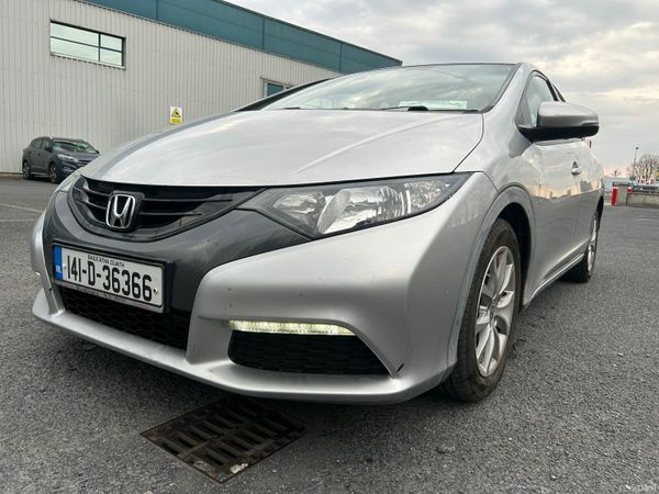 Honda Civic Hatchback, Petrol, 2014, Silver