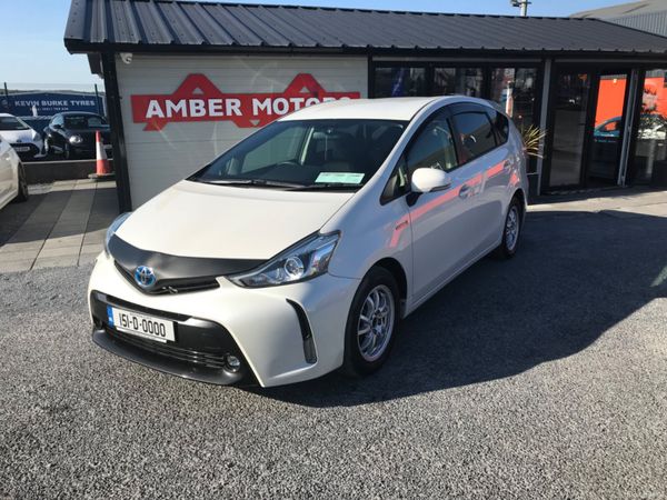 Toyota Prius MPV, Petrol Hybrid, 2015, White