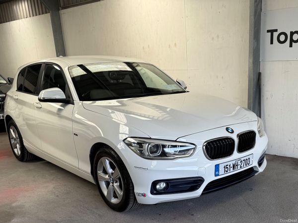 BMW 1-Series Hatchback, Petrol, 2015, White